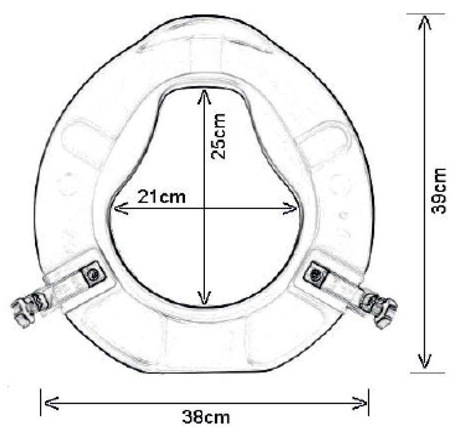Ashby Easyfit 63144 Nástavec na WC 10 cm - Obrázek 3