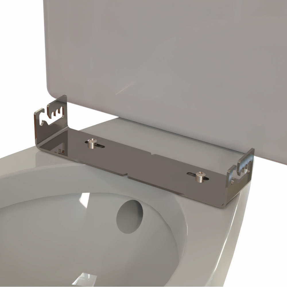 Ashby Lift D-Shape 66494 Nástavec na WC 7.5 cm - Obrázek 3