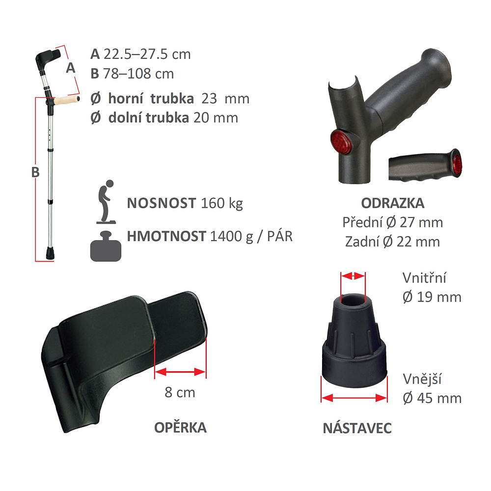 332 CSUEK BIG XL Francouzská berle vysoká vyměkčená - Obrázek 3