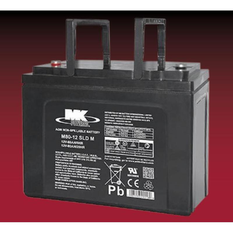 M80-12 SLD M (pár) gelové baterie do elektrických vozíků 80 Ah - Obrázek 2