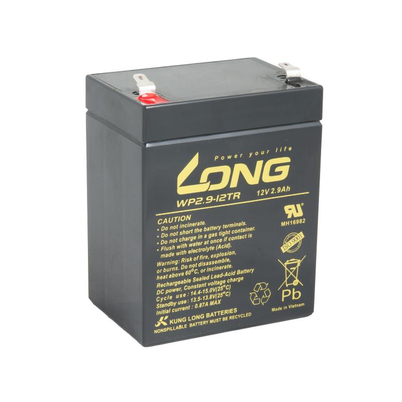 Long 2,9Ah (pár) baterie do zvedáku 12V 2,9Ah PBLO- F1A